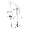 Mitigeur électronique BLACK BINOPTIC MIX, à pile, levier de mélange, H. 110 mm, 478MCH**B