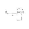 Self-closing mixer tap TEMPOMIX 3, particularly easy operation, ADL-794155