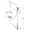 Elektronisches Ventil BLACK BINOPTIC, Netzbetrieb, H. 90 mm, 378035**