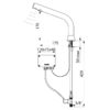 Soupape électronique BLACK BINOPTIC, fonctionnement sur secteur, hauteur d'égouttage 170 mm, 388035**