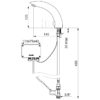 Electronic valve TEMPOMATIC 2, mains operation, H. 125 mm, ADL-444000