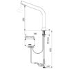 Vanne électronique BLACK BINOPTIC, fonctionnement sur piles, hauteur de gouttes 250 mm, 498035**.