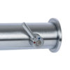 Mischbatterie TUBE, Edelstahl matt geschliffen, mit Sensor, ASE-350960SS
