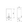 Distributeur de savon liquide, 0,5 litre, pour montage mural, brillant