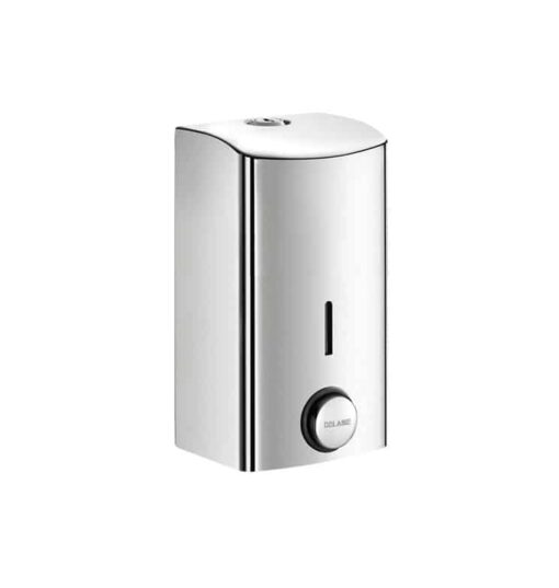 Distributeur de savon liquide, 0,5 litre, pour montage mural, brillant