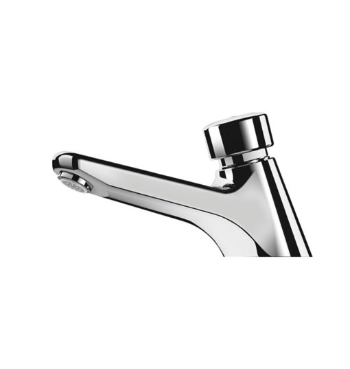 Soupape à fermeture automatique TEMPOSTOP, avec dispositif de sécurité anti-blocage, pour lavabo, sur pied, ADL-745301