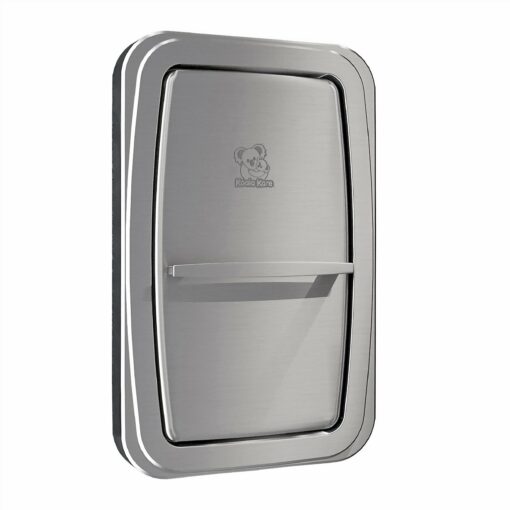 Changing table foldable stainless steel vertical surface-mounted