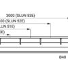 Wash trough floor-standing with electronics, 4 hand washing places, stainless steel matt, 24 V DC, l. 2500 mm, ASA-SLUN-52E