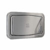 Changing table foldable stainless steel horizontal surface-mounted closed