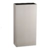 Litter bin FINO stainless steel matt