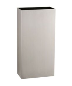 Litter bin FINO stainless steel matt