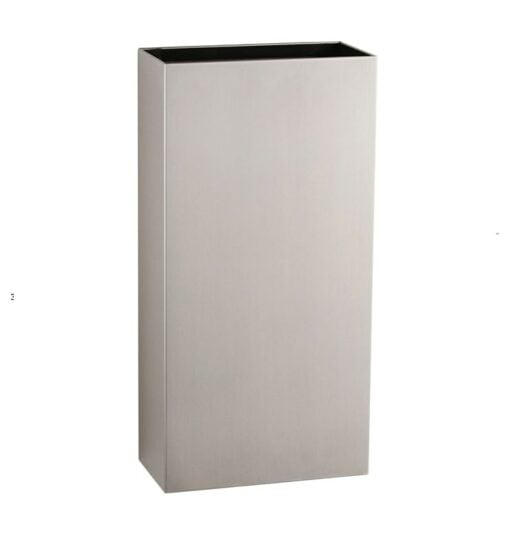 Litter bin FINO stainless steel matt