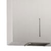 Jumbo toilet roll holder, stainless steel, wall-mounted, B-9890