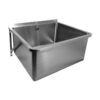 Universal basin MAXI stainless steel matt