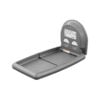 Table à langer pliable ouverte, Gris