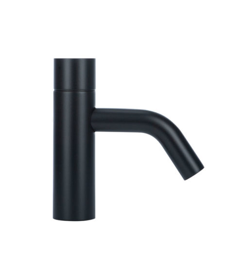 Electronic water tap, washbasin spout, matt black