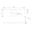 Lid for waste bin PU-240, made of stainless steel, Proox, PU-241