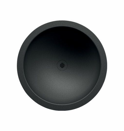 Built-in sink HEMI, Ø 385 mm, installation from above or below, matt black, ADL-120490BK