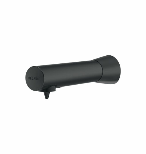 Electronic dispenser, mains operation, for soap or disinfectant, wall-mounted, 0.5 litre, A. 115 mm, stainless steel matt black, ADL-512551BK**