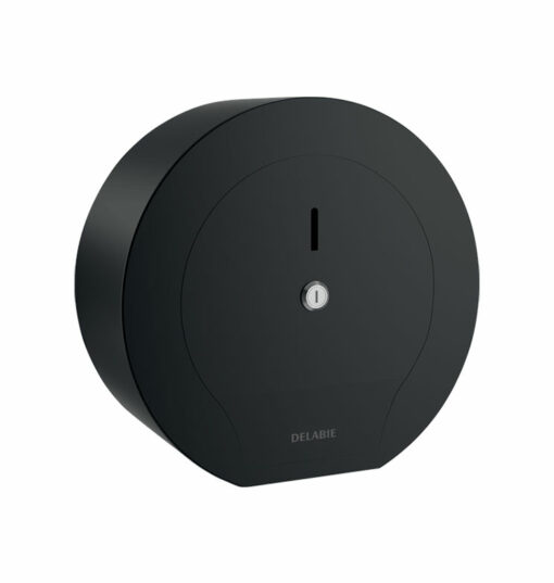 Portarotolo, versione piccola, per rotolo grande 200 m, Ø 245, acciaio inox nero opaco