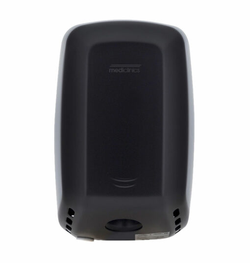 Hand dryer stainless steel black coated without Hepa filter compact front view