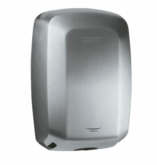 Asciugamani, acciaio inox satinato, con filtro HEPA, motore senza spazzole, AME-M19ACS**