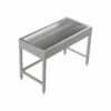 Stainless steel wash trough floor standing