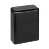 Hygiene waste bin for feminine hygiene made of stainless steel in matt black B2