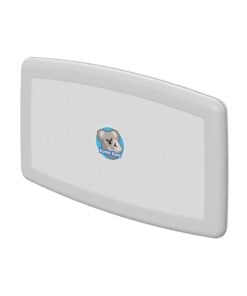 Fasciatoio a parete pieghevole colore granito bianco con acciaio inox Fournier horziontal pieghevole laterale granito bianco plastica