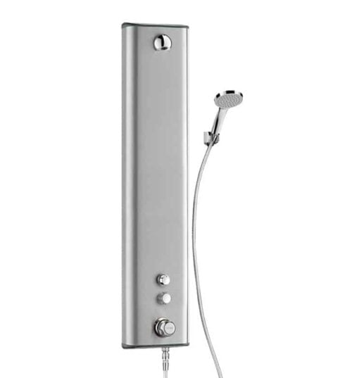 Duschelement SECURITHERM, selbstschliessend und mechanisch, mit Thermostat, Aufputzmontage, ADL-792334