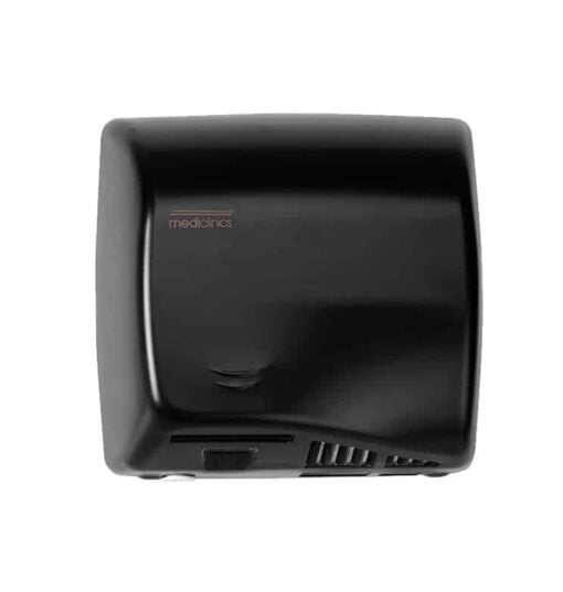 Hand dryer stainless steel black matt coated with Hepa filter B2