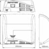 Sèche-mains Speedflow plus, en acier noir, avec filtres HEPA 3 couches