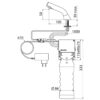 Electronic soap dispenser, for liquid and foam soap and hydroalcoholic disinfectants