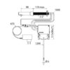 Electronic soap dispenser BINOPTIC, for liquid and foam soap, mains operation