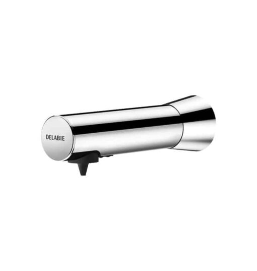 Electronic soap dispenser with sensor, wall outlet