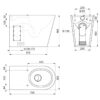 Barrier-free WC floor-standing Drawing