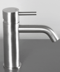 Rubinetto per lavabo in acciaio inox V4A