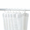 Tenda da doccia in plastica in PVC bianco
