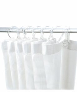 Shower Curtain PVC white