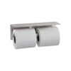 Toilet Roll Holder with Shelf in Stainless Steel Bobrick B2