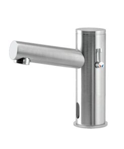 Miscelatore per lavabo con sensore NO Touch in acciaio inox opaco B2