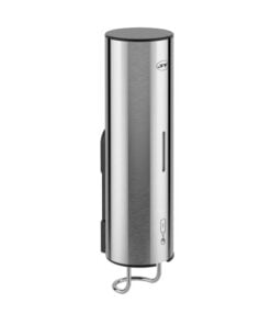 Distributeur de produit de douche Acier inoxydable satiné Savon à la crème