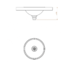 Stainless steel sinks without overflow small drawing