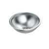 Built-in basin satinised without overflow small