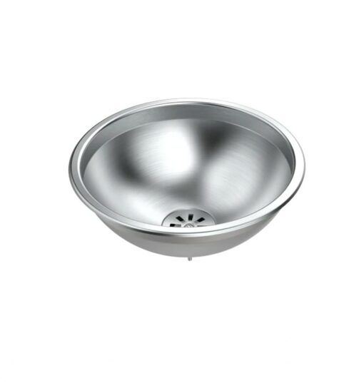 Lavabo da incasso satinato senza troppopieno piccolo