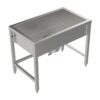 Stainless steel floor standing multi-purpose basin 1000 mm B2