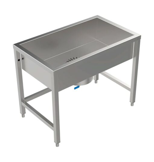 Stainless steel floor standing multi-purpose basin 1000 mm B2