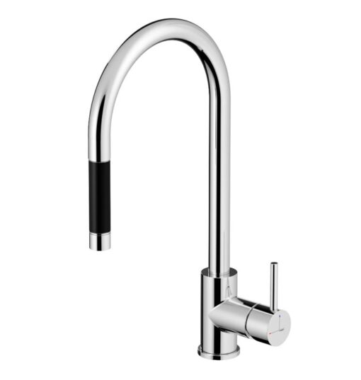 Sink mixer with pull-down hand shower Hotbath