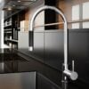 Sink mixer with pull-down hand shower Hotbath surroundings