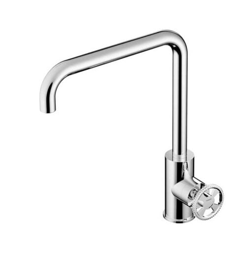 Industrial kitchen mixer tap
